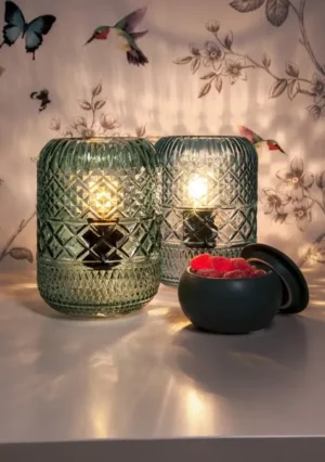 Minna bordlampe blå