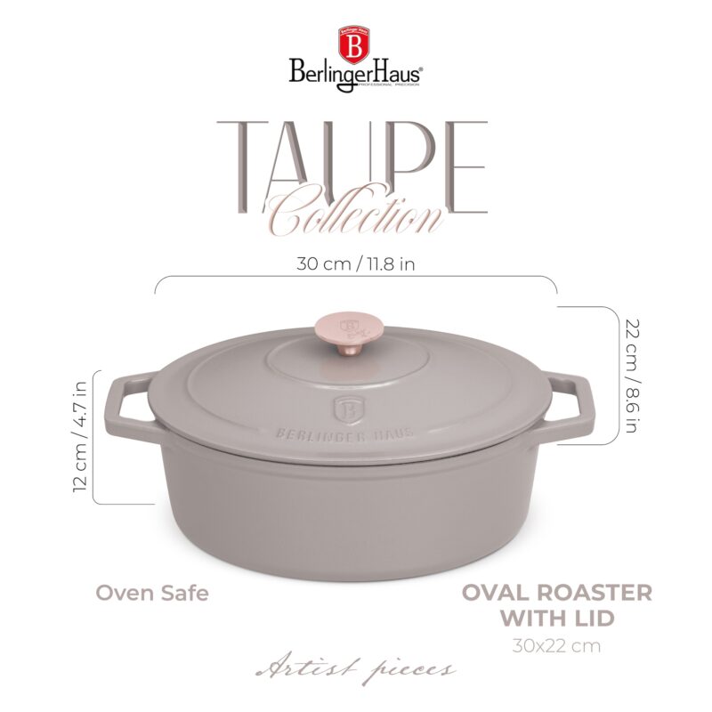 Berlinger Haus jerngryte 4,65 L Taupe - Bilde 3