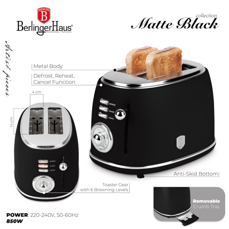 Berlinger Haus brødrister Black - Bilde 7