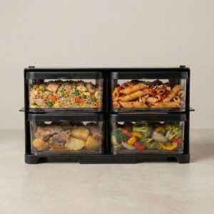 Fresh & Easy Matrack – smart oppbevaring for et ryddigere kjøleskap - Svart